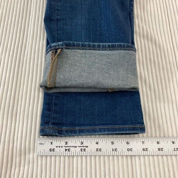 Eddie Bauer Jeans Women’s 8 Blue Denim Curvy Straight Leg Casual Classic - Picture 12 of 12
